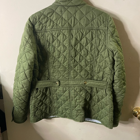 J. Crew full zip. Quilted spring jacket - Picture 2 of 8